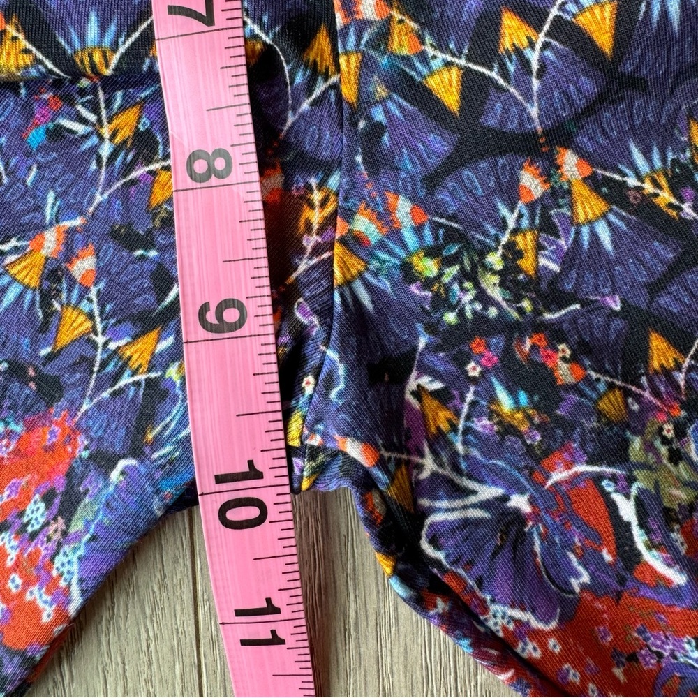 Desigual Johanna Vibrant Floral Indie Bohemian Colorful Leggings Size Medium - Picture 11 of 15